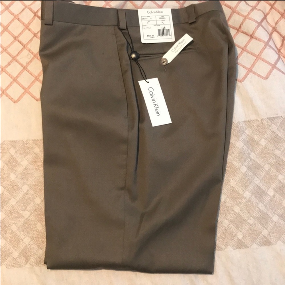 Calvin Klein flat front pants